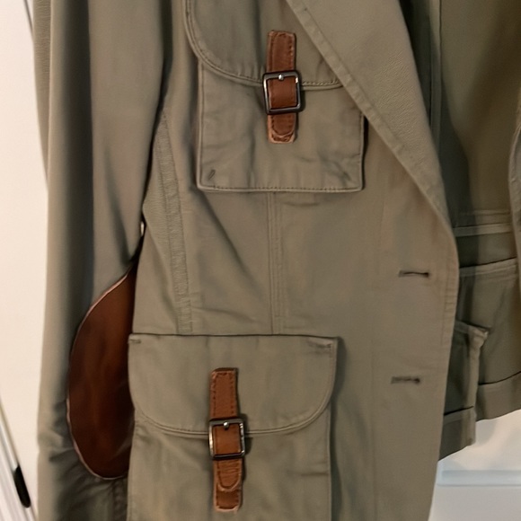 Y2K BCBG Max Azria military 3/4 sleeve jacket - Picture 4 of 8